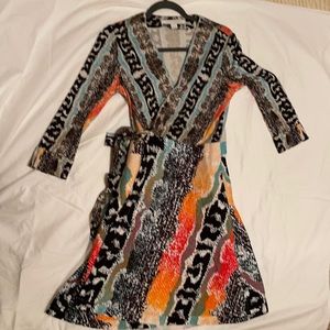 DVF iconic wrap dress